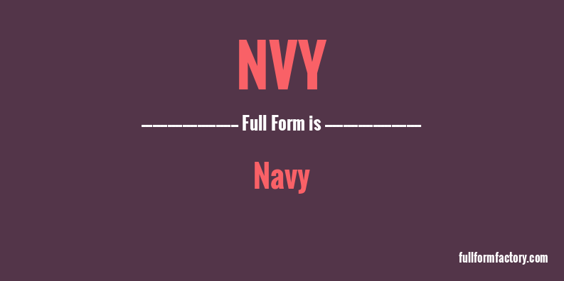 nvy-full-form