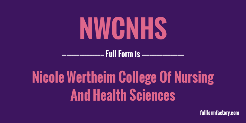 nwcnhs-full-form