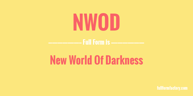 nwod-full-form
