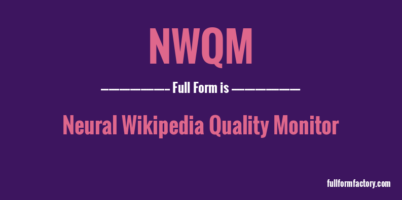 nwqm-full-form