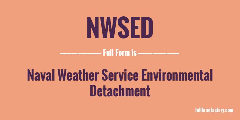 nwsed-full-form