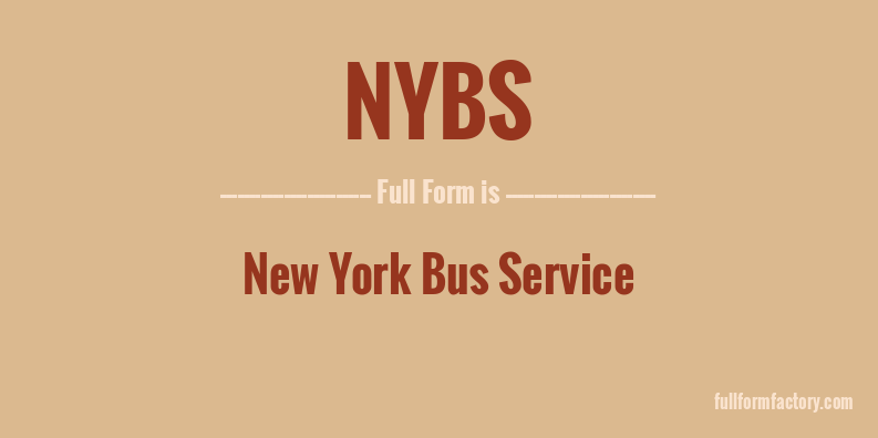 nybs-full-form