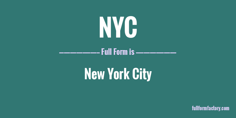 nyc-full-form