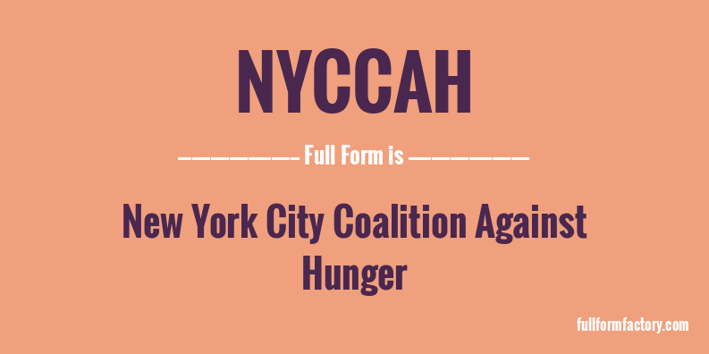 nyccah-full-form
