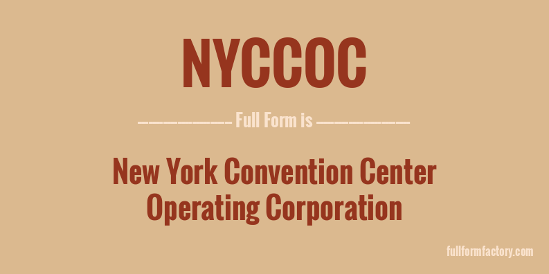 nyccoc-full-form