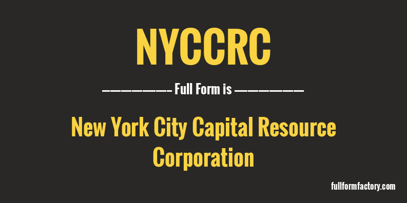 nyccrc-full-form