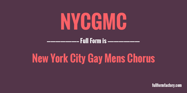 nycgmc-full-form