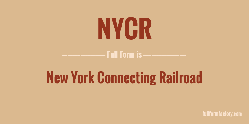 nycr-full-form