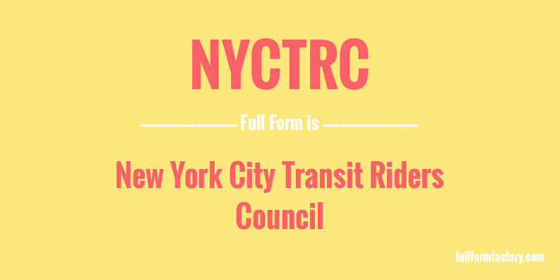 nyctrc-full-form