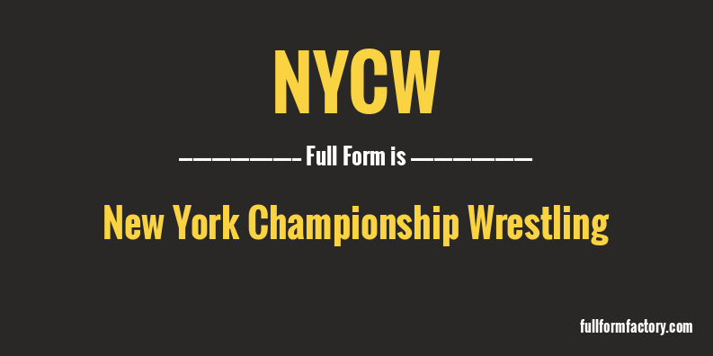 nycw-full-form