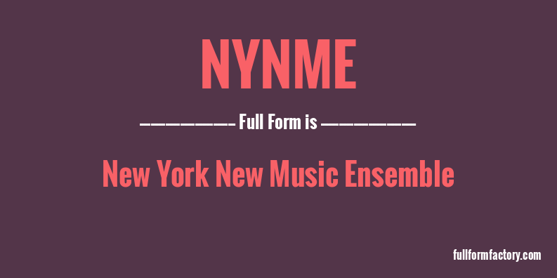 nynme-full-form