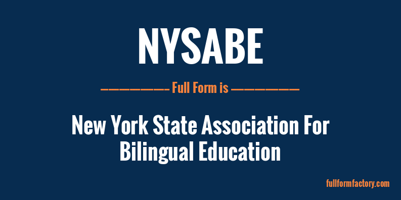 nysabe-full-form