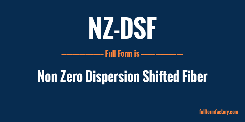 nz-dsf-full-form