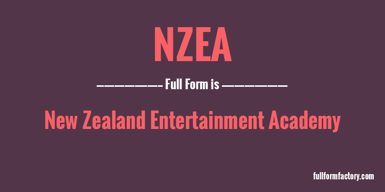 nzea-full-form