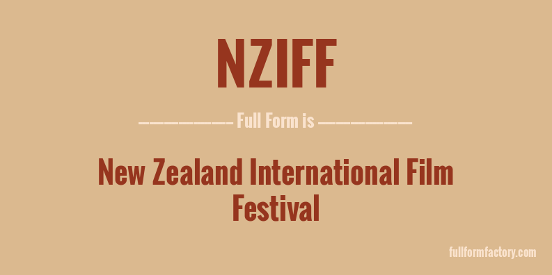 nziff-full-form
