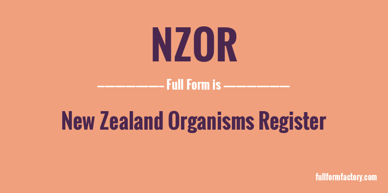 nzor-full-form