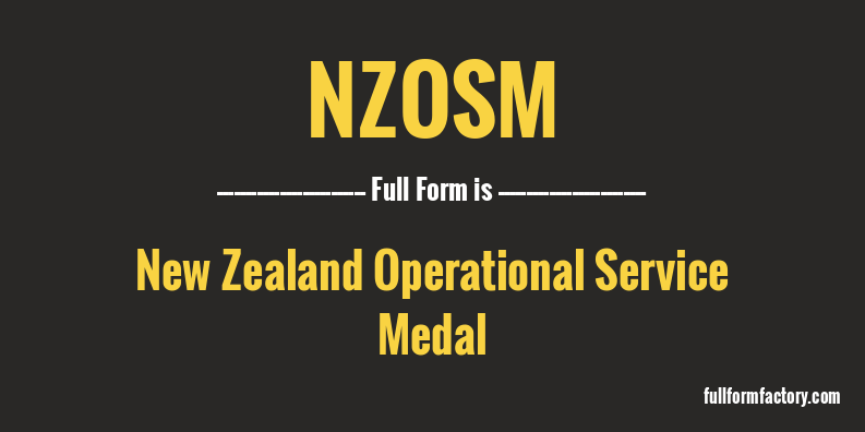 nzosm-full-form