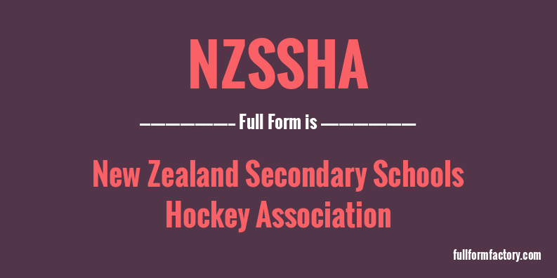 nzssha-full-form