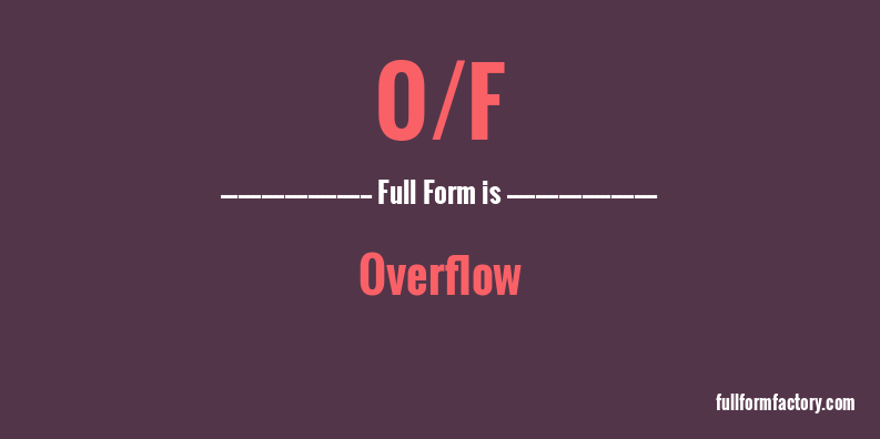 o/f-full-form