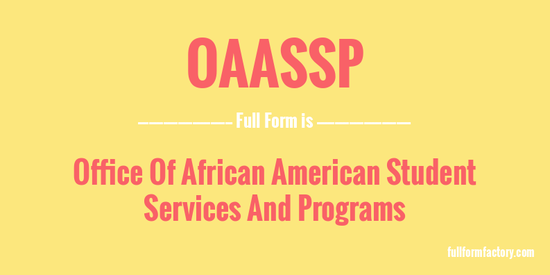 oaassp-full-form