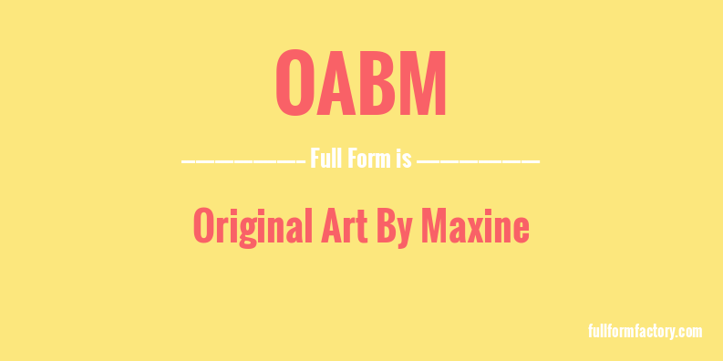 oabm-full-form