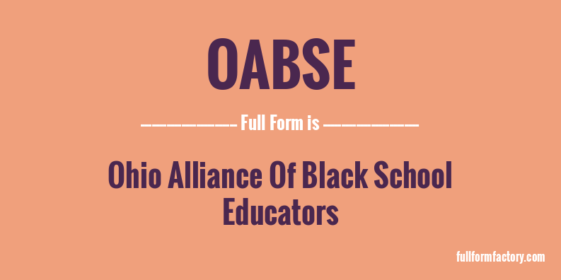 oabse-full-form