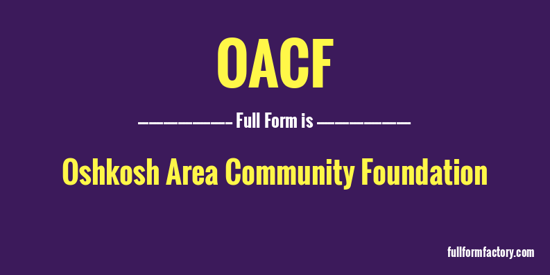 oacf-full-form