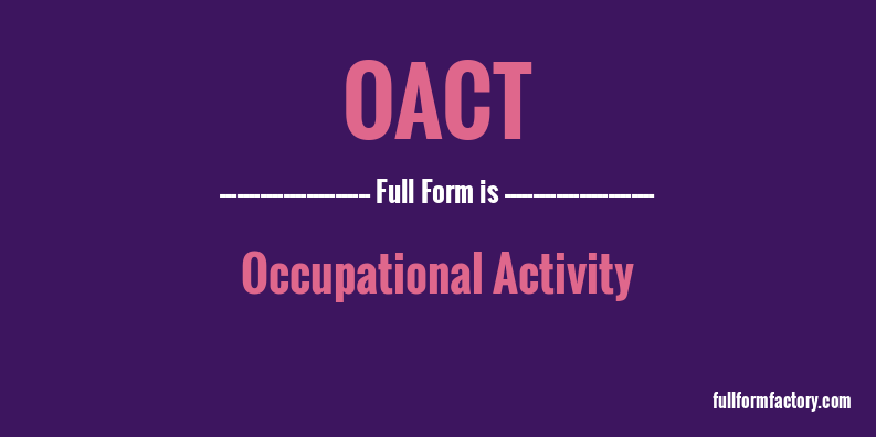 oact-full-form
