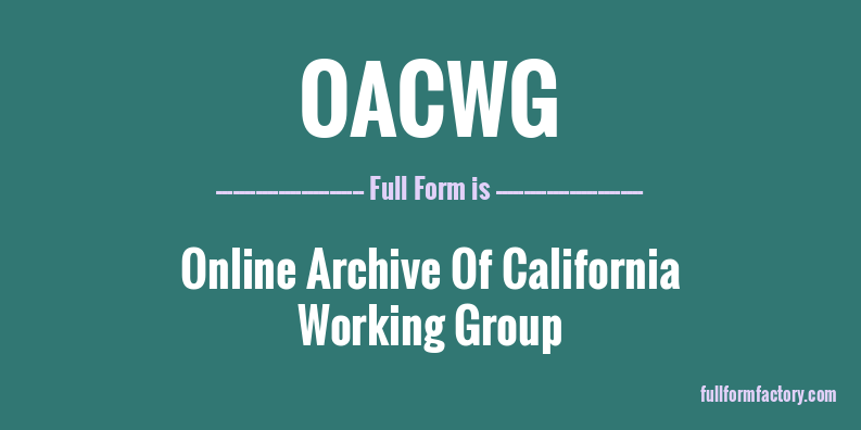 oacwg-full-form