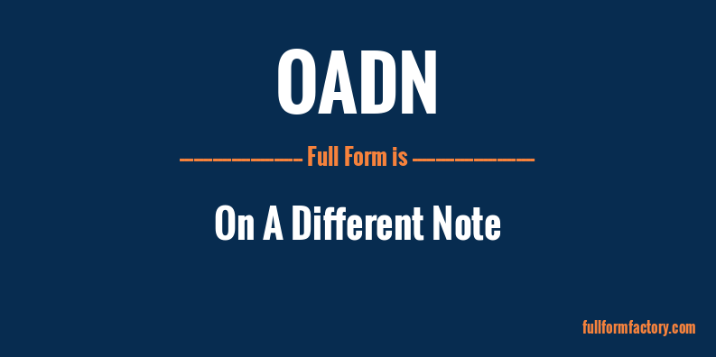oadn-full-form