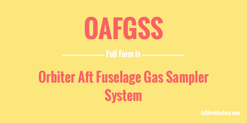 oafgss-full-form