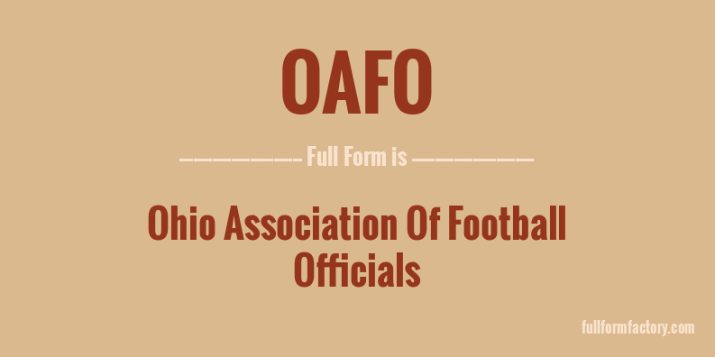 oafo-full-form