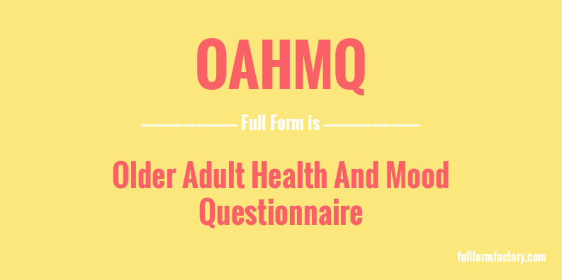 oahmq-full-form
