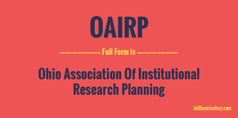oairp-full-form