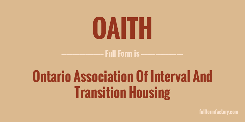 oaith-full-form