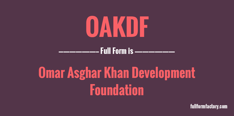 oakdf-full-form