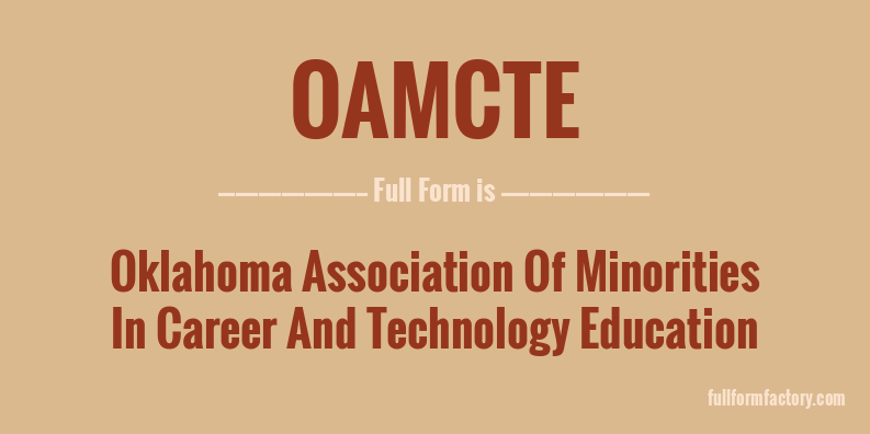 oamcte-full-form