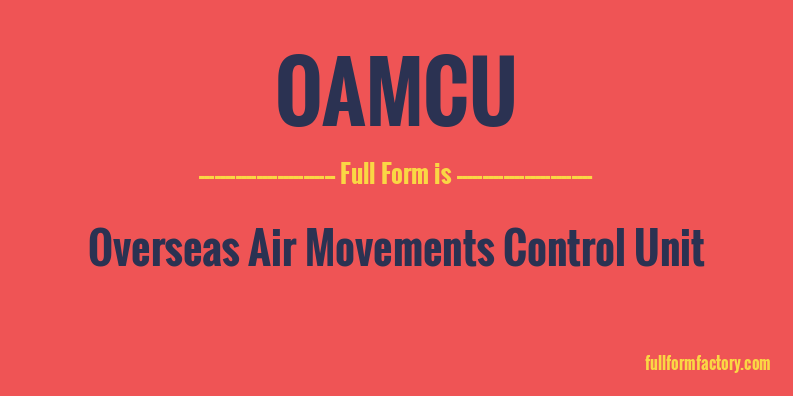 oamcu-full-form