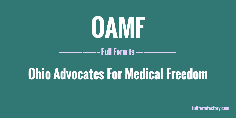 oamf-full-form