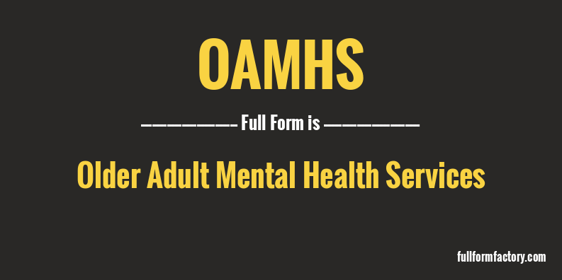 oamhs-full-form