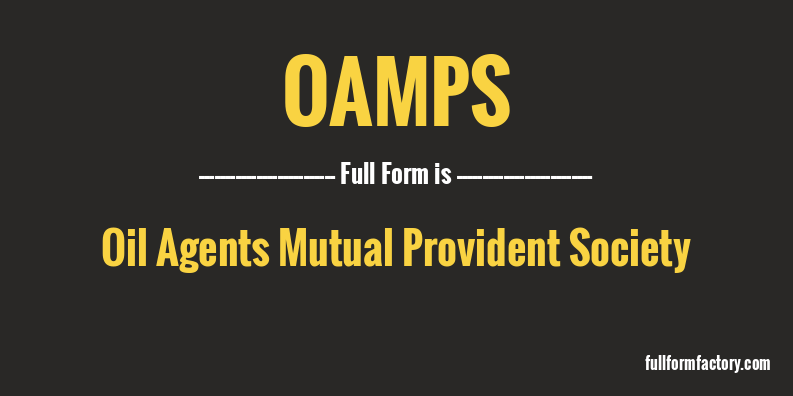 oamps-full-form