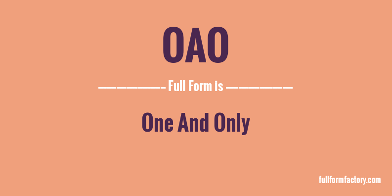 oao-full-form