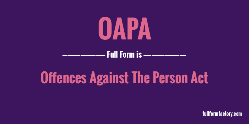 oapa-full-form