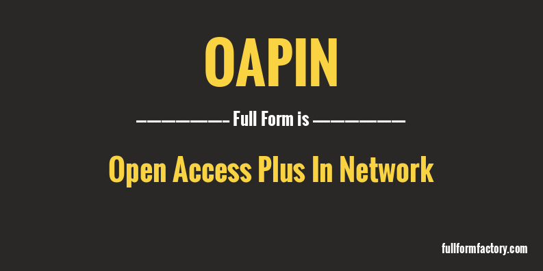 oapin-full-form