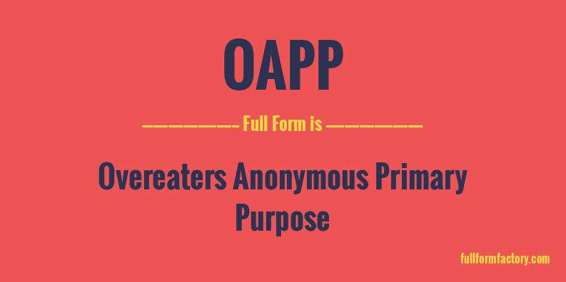 oapp-full-form
