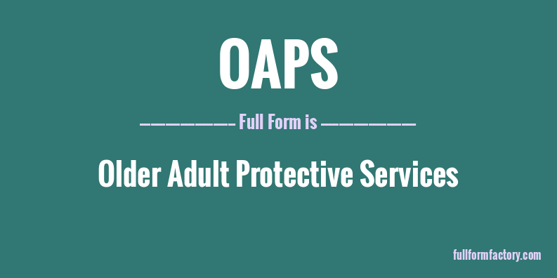 oaps-full-form