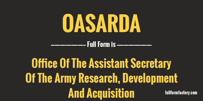 oasarda-full-form