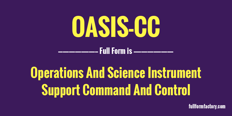oasis-cc-full-form