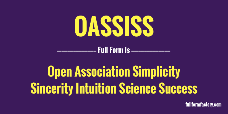 oassiss-full-form