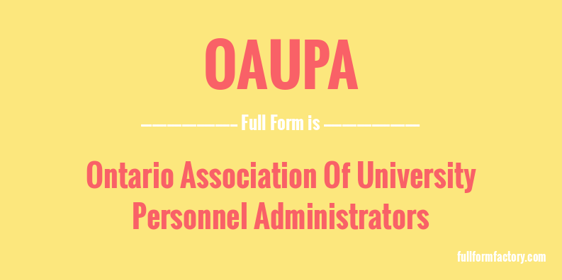 oaupa-full-form